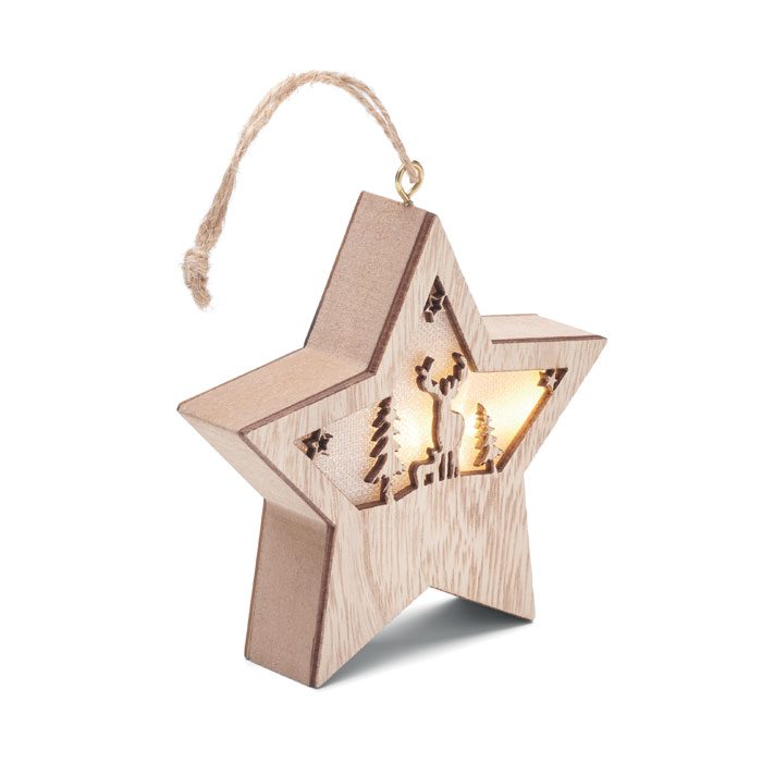 MDF-Stern mit Licht Starlight