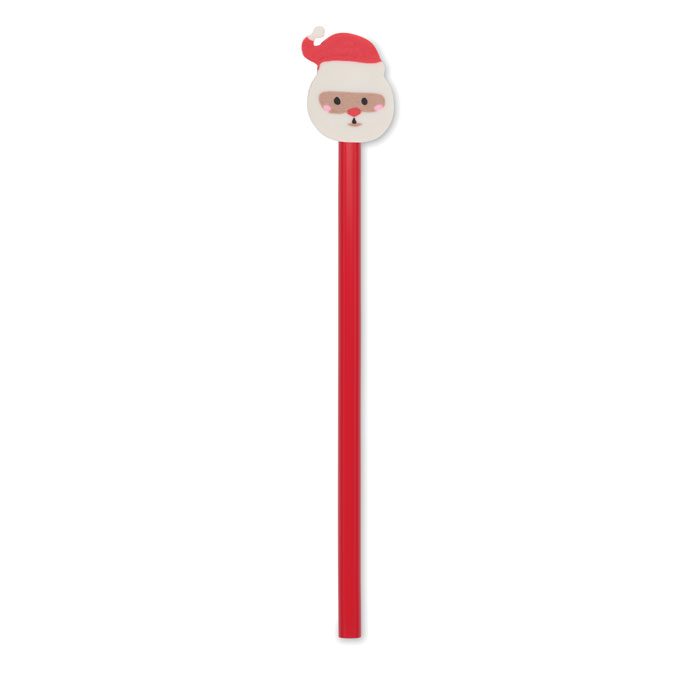 Holzbleistift mit Radiergummi Claus