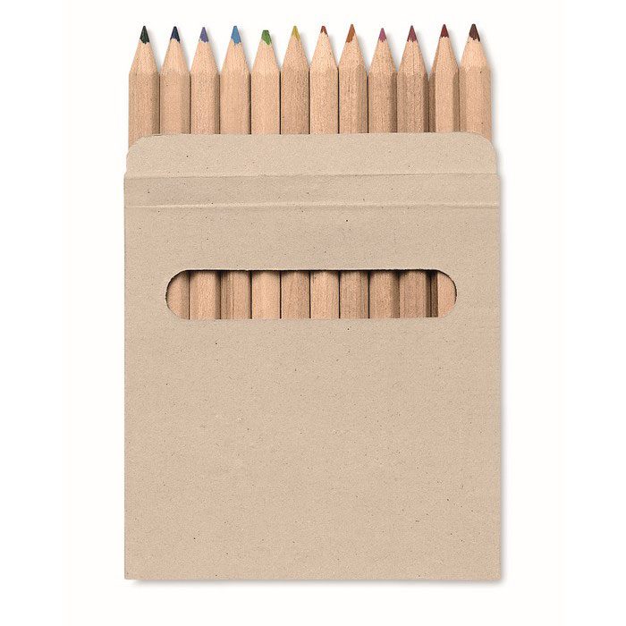 12 Buntstifte in Pappschachtel Arcolor