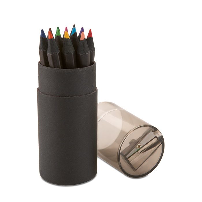 Buntstifteset mit Anspitzer Blocky