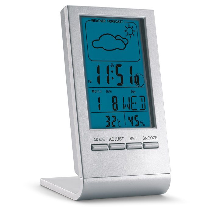 Wetterstation mit blauem Lcd Sky