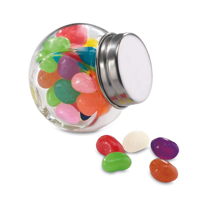 Geleebonbons im Glasspender Beandy