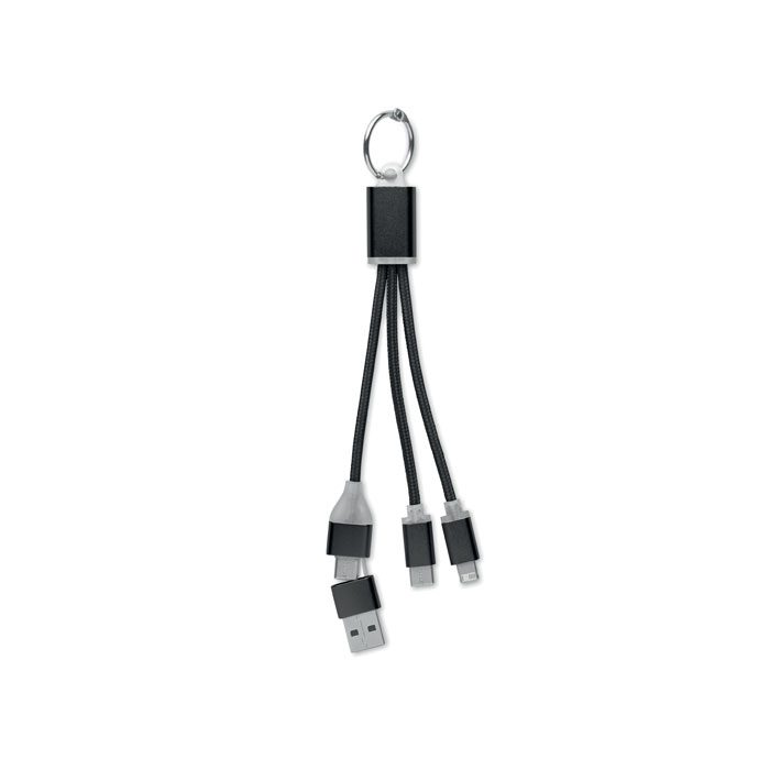 4in1 Ladekabel Typ-C Blue