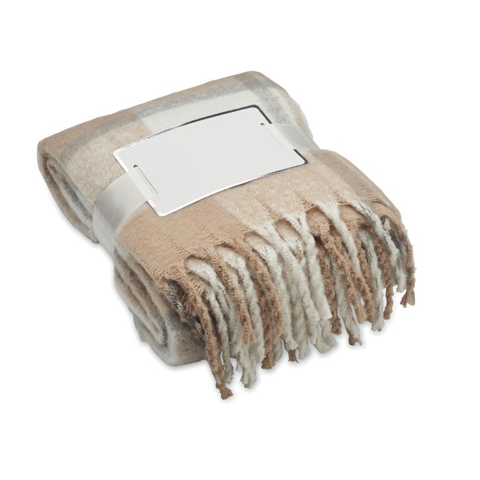 Karierte Mohair-Decke Quet