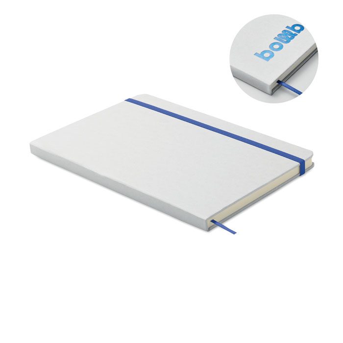 Din A5 Notizbuch für Gravur Route White
