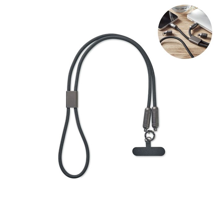60W Lanyard-Ladekabel Shaka