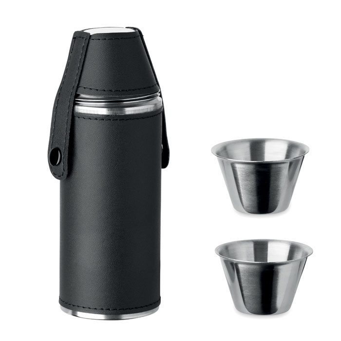 Flasche mit Schnapsbechern Cocoon