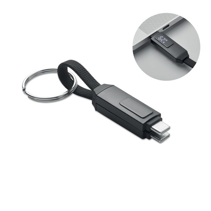 60W Schlüsselring-Ladekabel Keysto