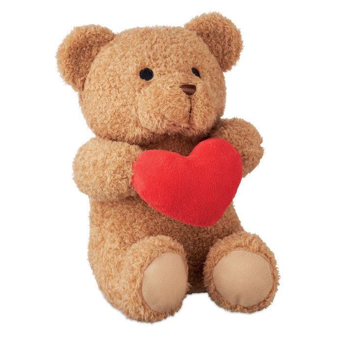 Teddybär mit Herz 23cm Snuggle – weitere Ansicht