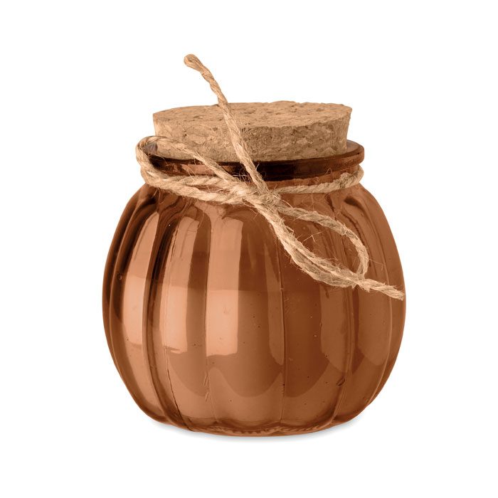 Kerze aus Pflanzenwachs Pumkin