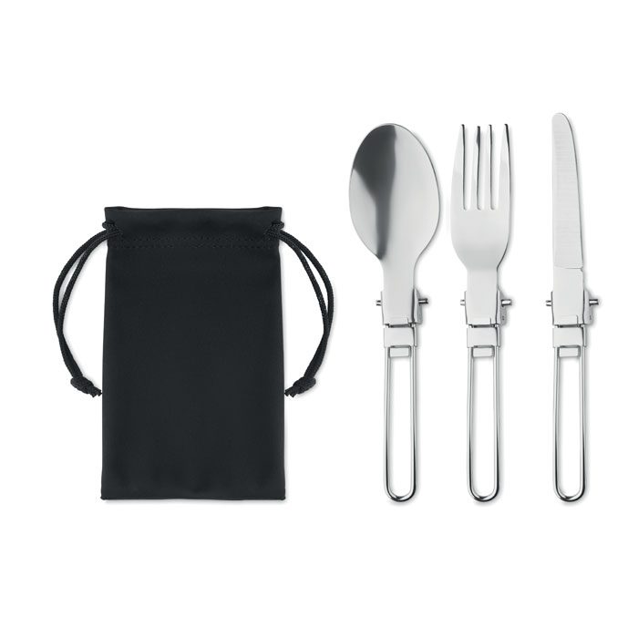 3teiliges Camping-Besteck Stapi Set