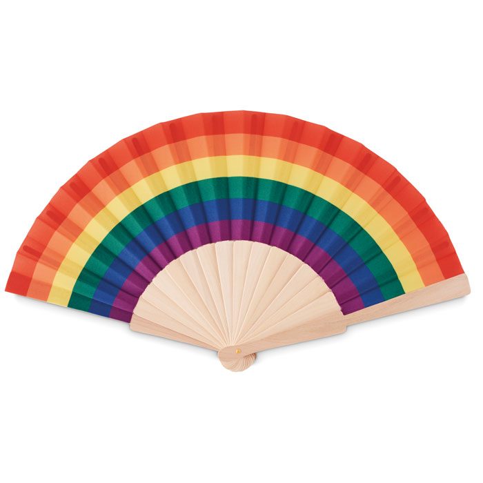 Fächer regenbogenfarbig Bowfan
