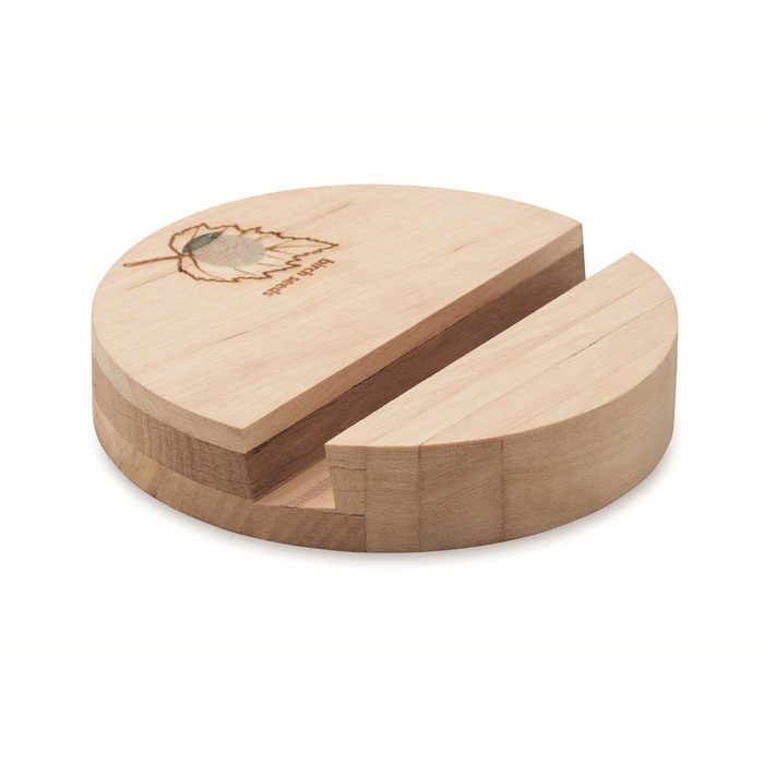 Smartphone Halter Birkenholz Grow Round Stand