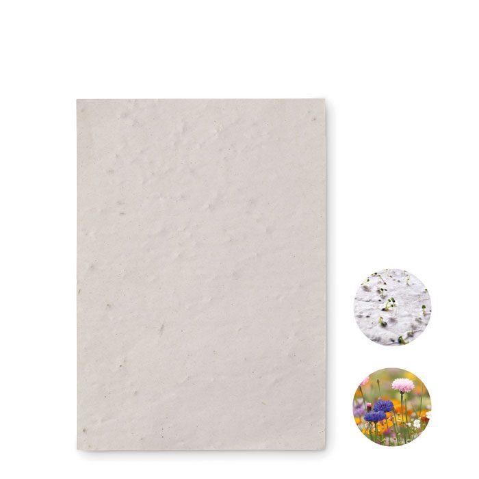 Din A6 Wildblumen-Samenpapier Asido