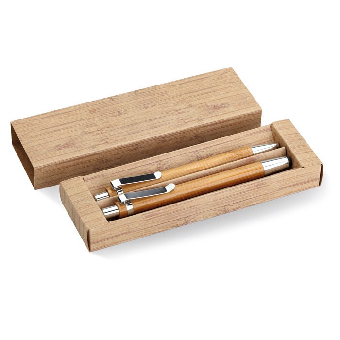 Schreibset aus Bambus Bambooset