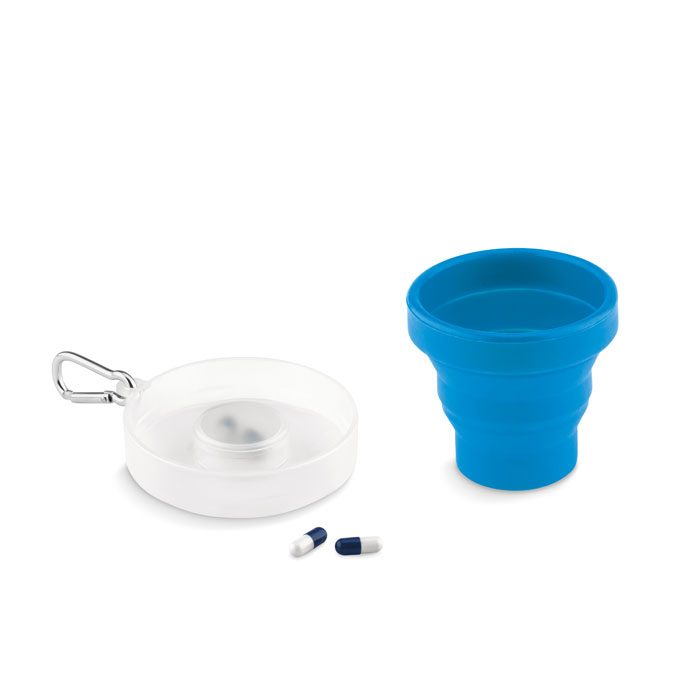Faltbarer Silikon Becher Cup Pill