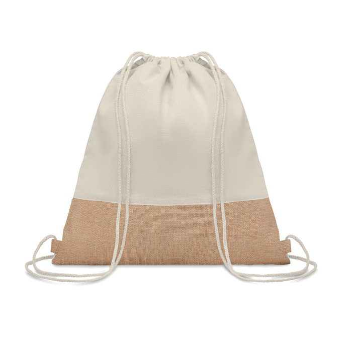 Beutel mit Kordelzug Jute India