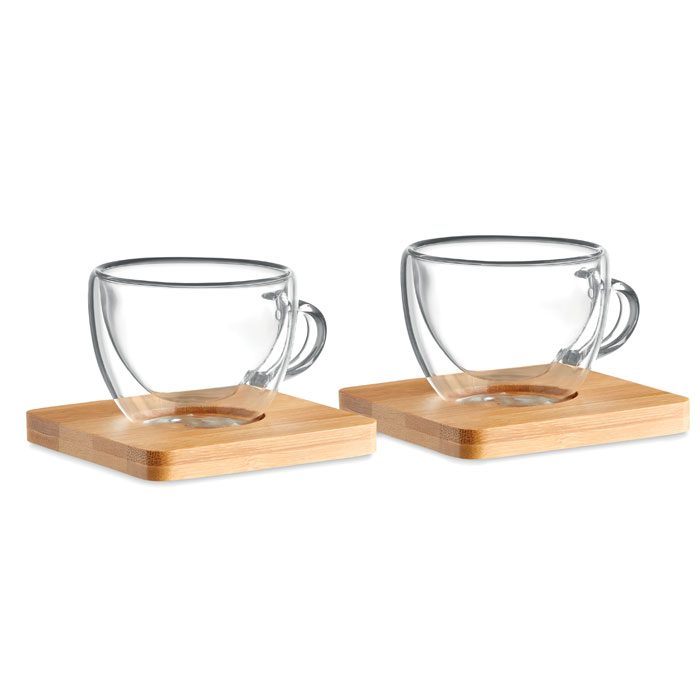 Set mit 2 Espressogläsern Belize