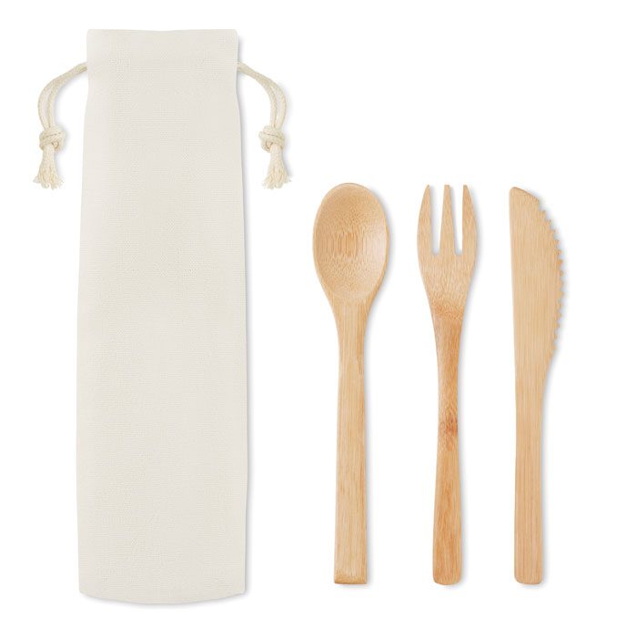Besteck-Set Bambus Setboo