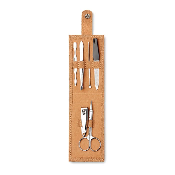 6teiliges Maniküre-Set Nailkit Cork