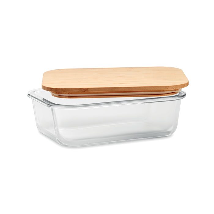Lunchbox Glas mit Bambus – weitere Ansicht