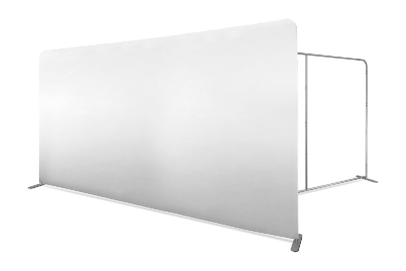 Textilwand Fabric Wall gerade 4 m