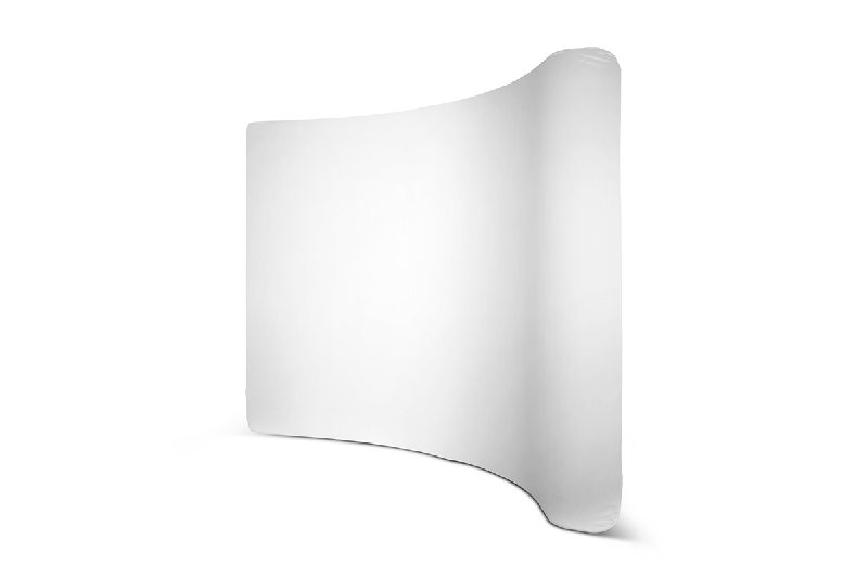 Textilwand Fabric Wall gebogen 3 m