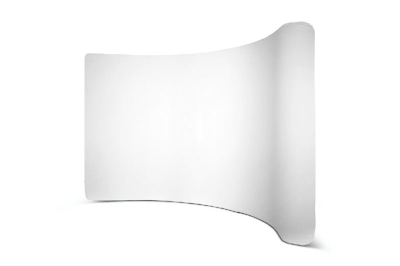 Textilwand Fabric Wall gebogen 4 m