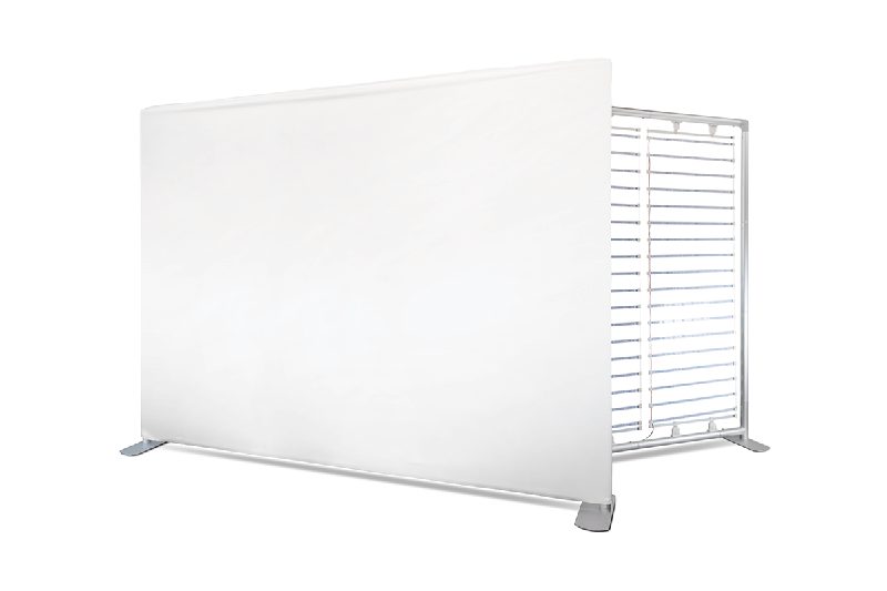 Textilwand Fabric Wall gerade LED 3 m