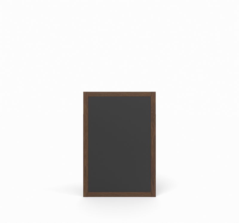 Kreidetafel Holz L (gebrannt braun)