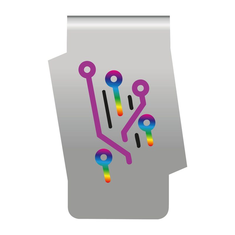 ROMINOX® Mehrweg-Büroklammer Shape Clip Variante D