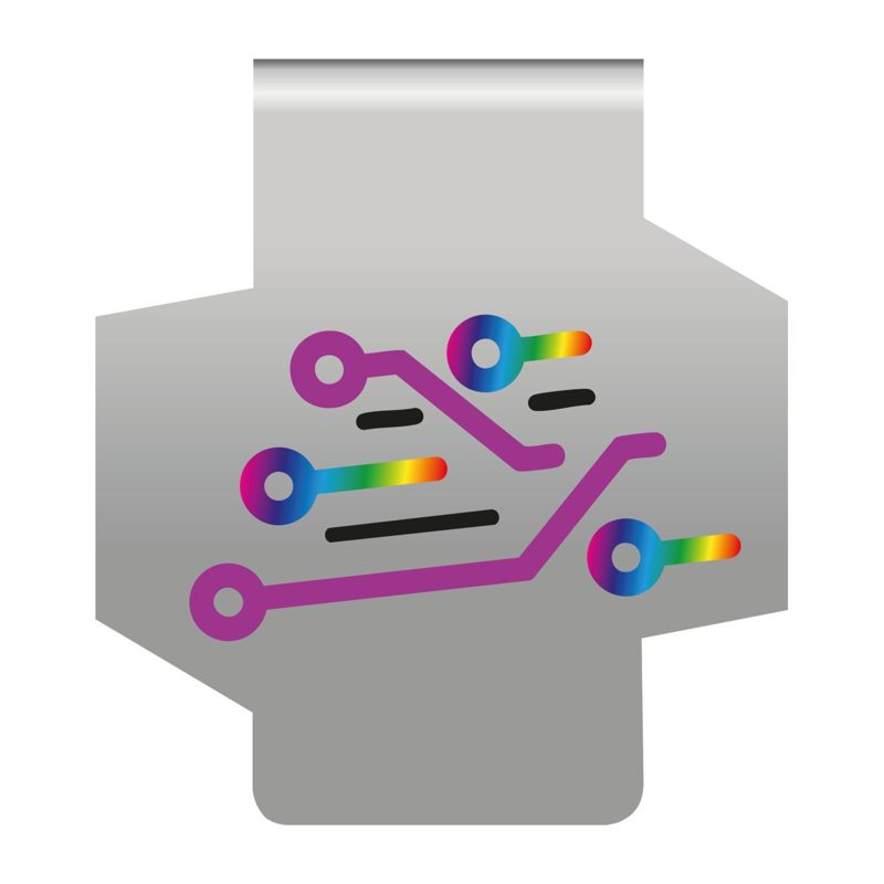 ROMINOX® Mehrweg-Büroklammer Shape Clip Variante F