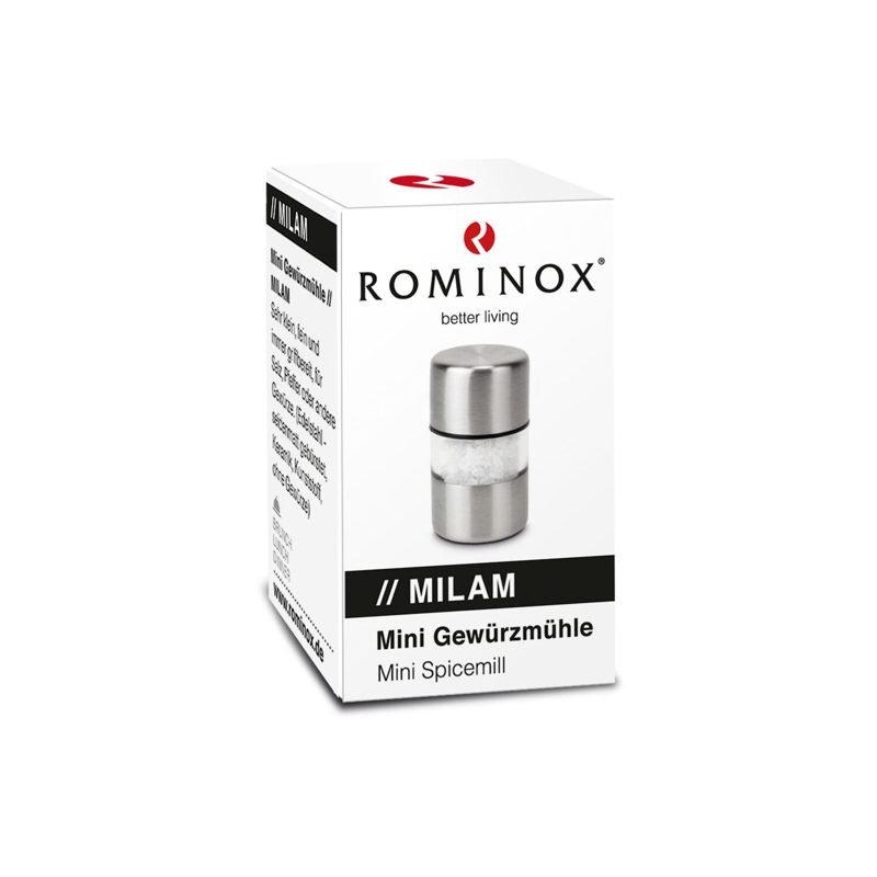 ROMINOX® Mini Salz- oder Pfeffermühle // Milam – weitere Ansicht