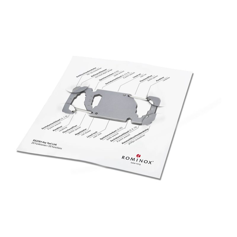 ROMINOX® Key Tool // Link - 20 Funktionen (Karabiner) – weitere Ansicht