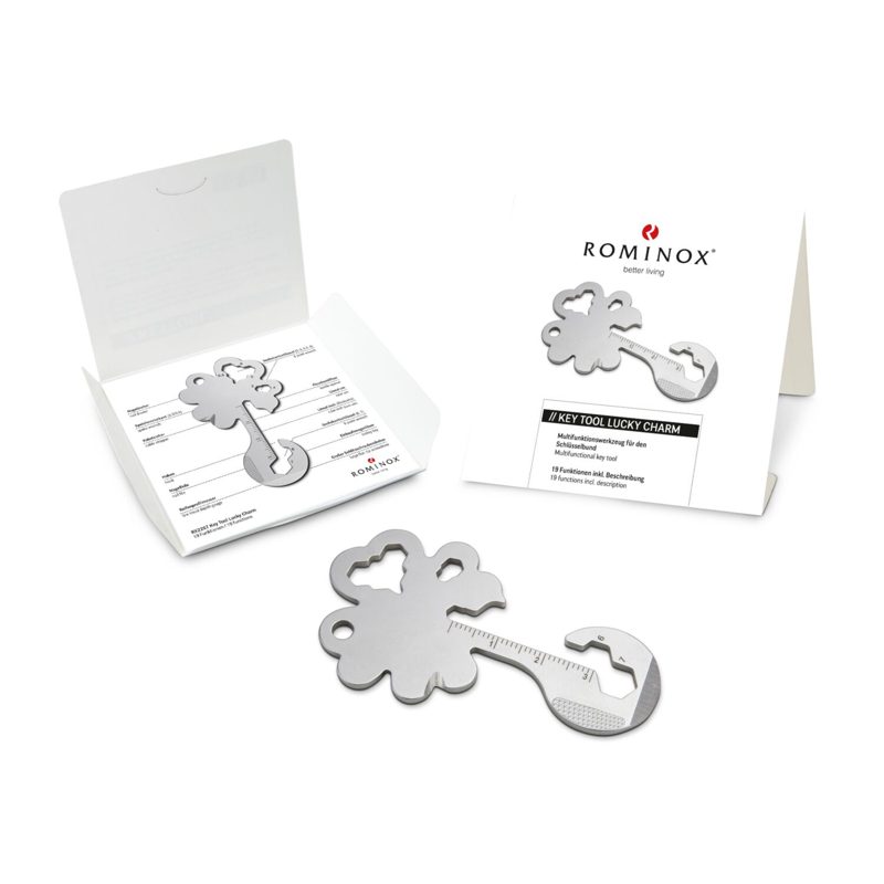 ROMINOX® Key Tool // Lucky Charm - 19 functions (Kleeblatt
